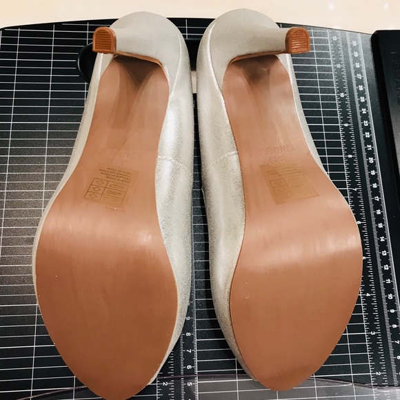 David Bridal’s Silver Peep Toe Heels | NWOT - Picture 5 of 5